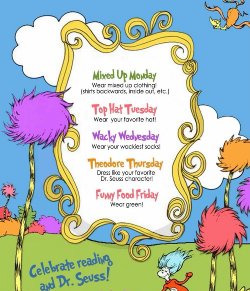 Dr. Seuss Spirit Week (click title for details) | Peggy Heller